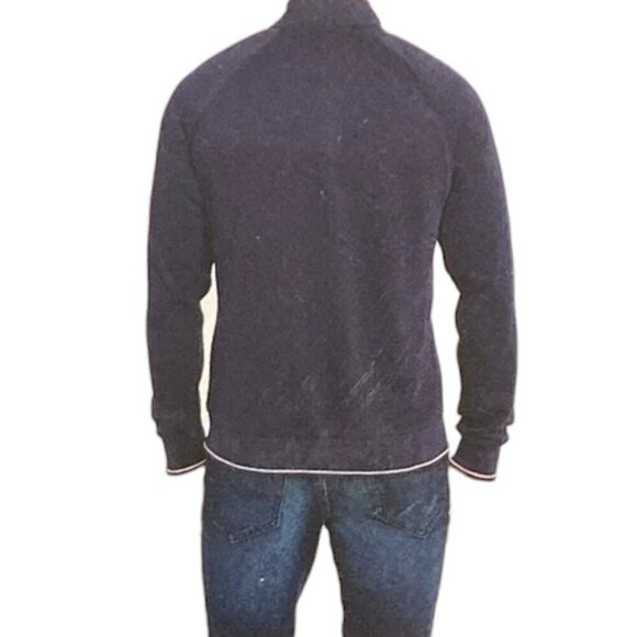 NEW Robert Graham Deluxe Knit Lightweight Jacket | Navy - Picture 2 of 13